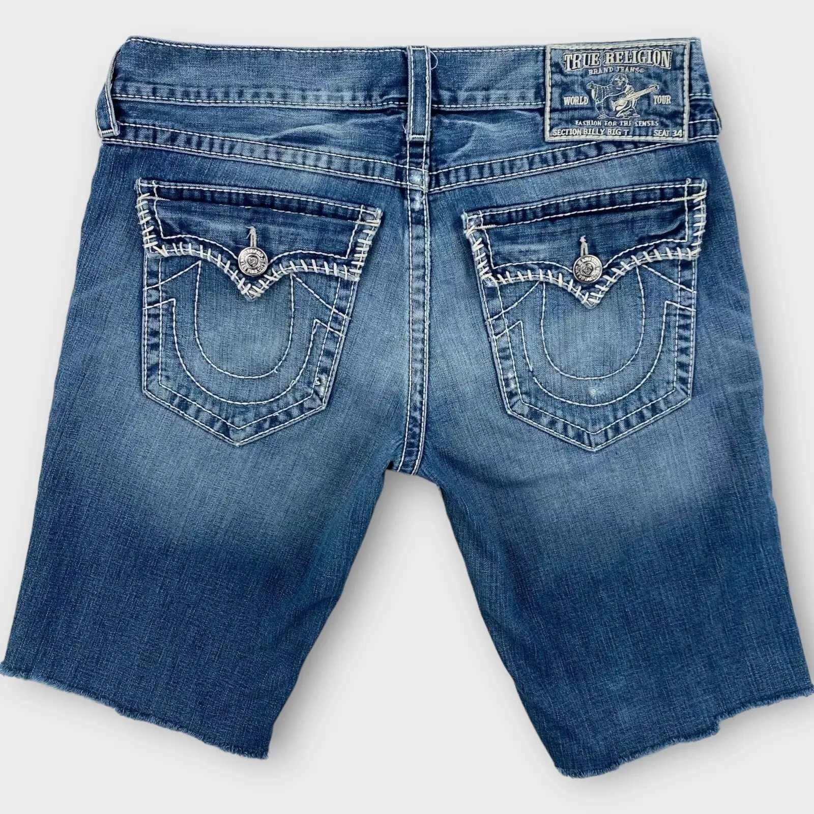 Retro Embroidered Short Clothing Product Cowboy Shorts Y2k Buddha Blue Shorts Pocket Jeans Harajuku Sports Pants Womens Clothing X250324