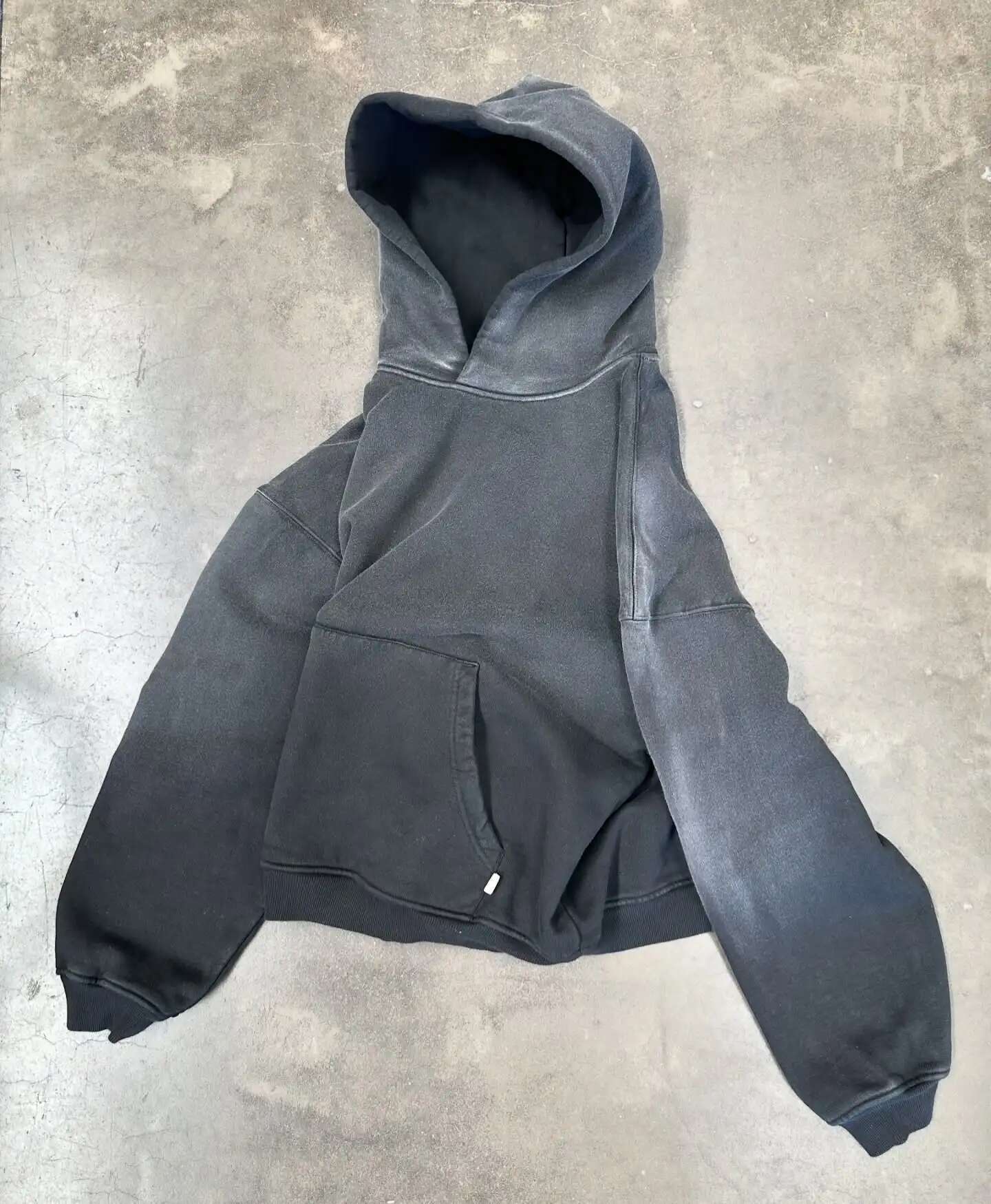 Goth Punk Tie Dye Oversized Sweatshirt Hoodie Mens Womens Y2k Haruku Hip Hop Clothes Long Sleeved Pullover Hoodies Streetwear