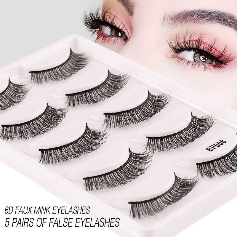 New Chemical Fiber Short False Eyelash Thick Curling Simulation Natural Grafting Eyelash W250324