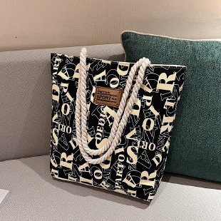 2025S Fashion Designer Cheap Handbag Casual Versatile Letter Shoulder Ins Japanese And Korean Minimalist Tote Student Bag Trend