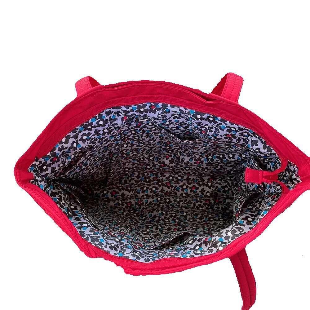 VB American Women Shoulder Large Capacity Totes Solid Handbag Light Cotton Ladies Crossbody Bag