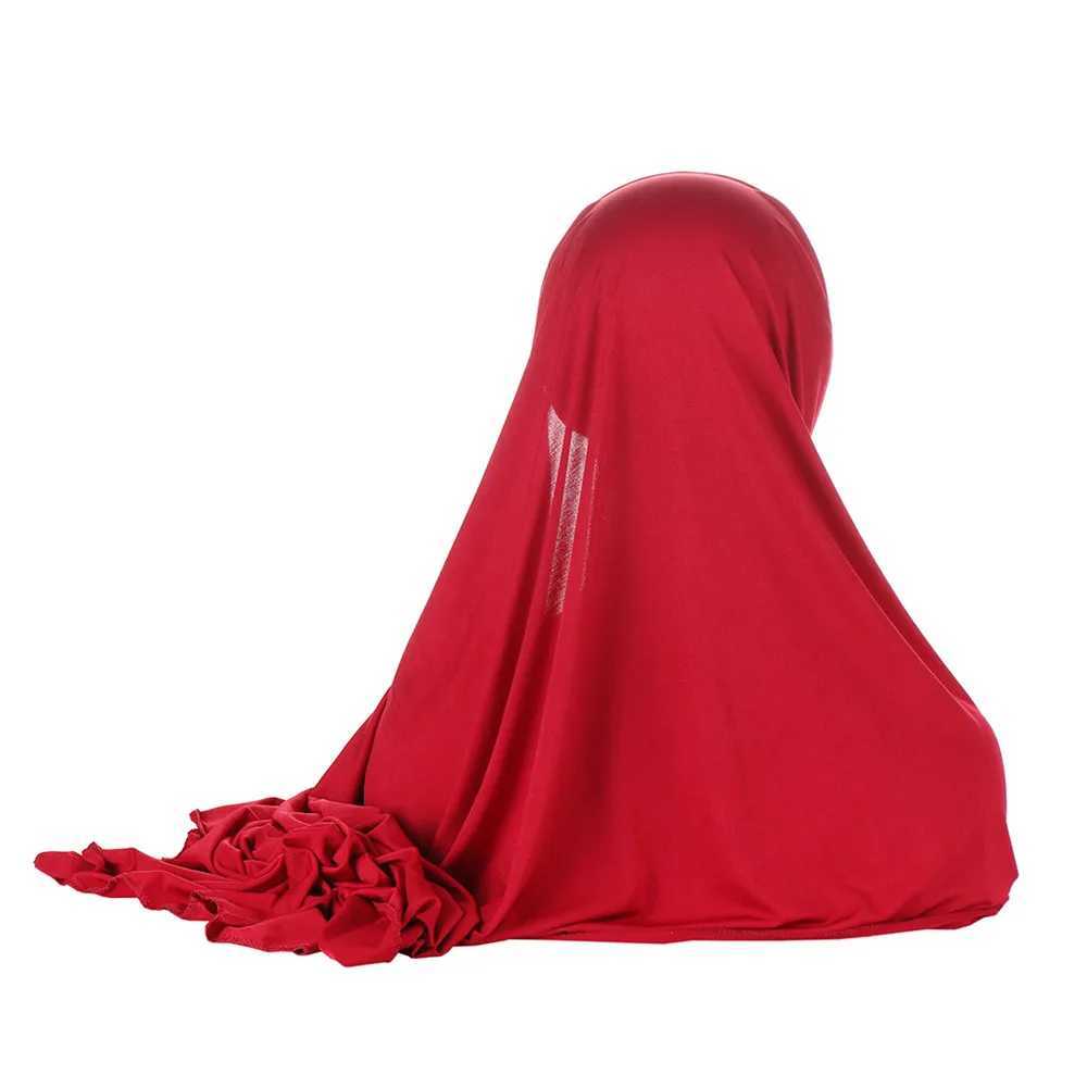 Instant cotton headscarf with diamonds Jersey hat brand design Muslim scarf plain weave please wear it anytime X250324