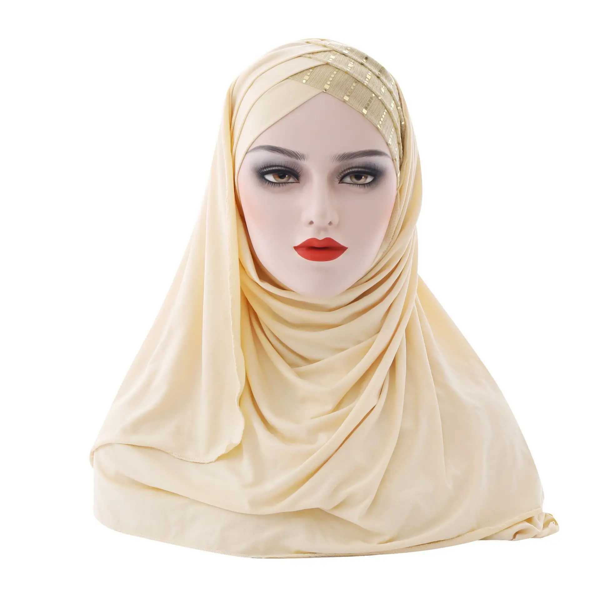 Muslim Wens scarf Shawl band stylish outdoor sunscreen windproof thin and breathable Bandana H89 X250324