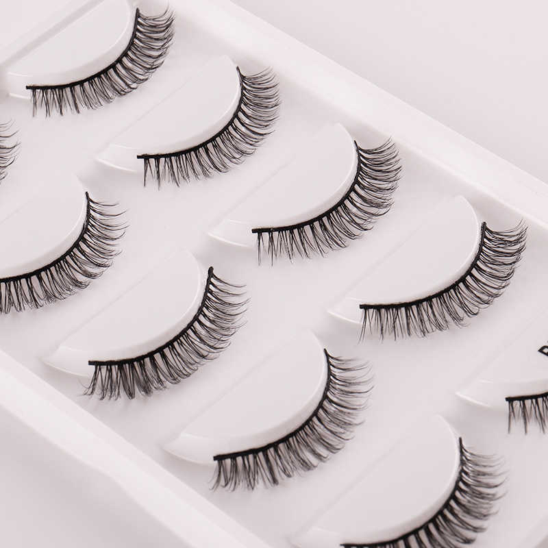 New Chemical Fiber Short False Eyelash Thick Curling Simulation Natural Grafting Eyelash W250324