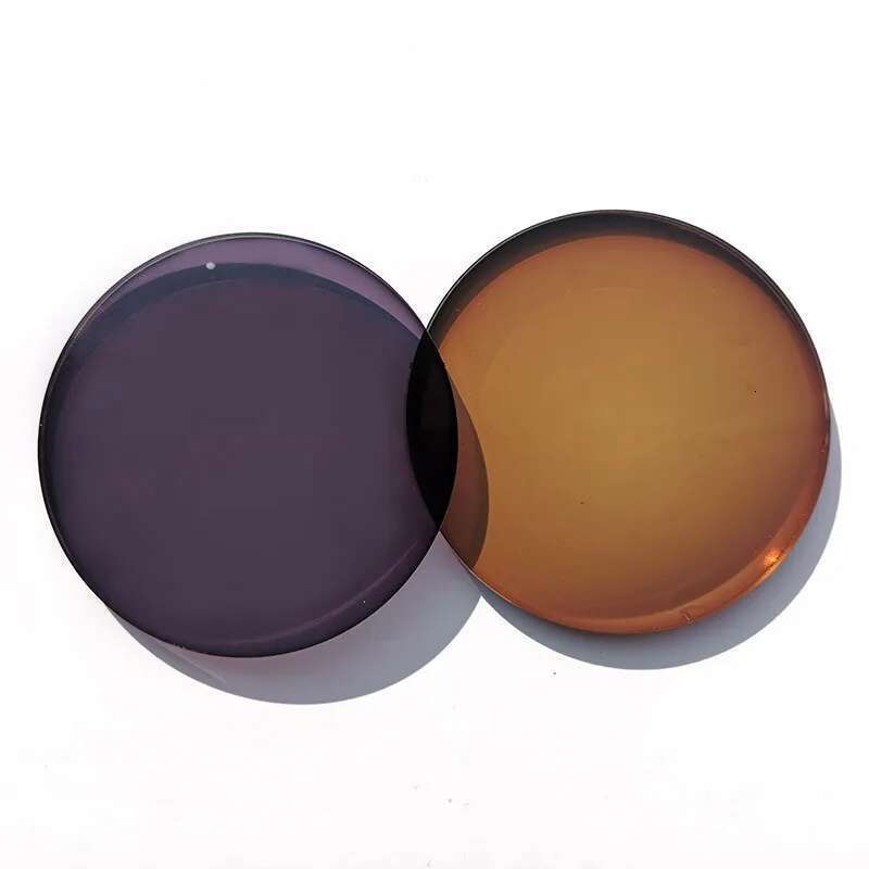 HD Outdoor Photochromic Lenses 1.56 1.61 1.67 1.74 CR-39 Gray And Brown