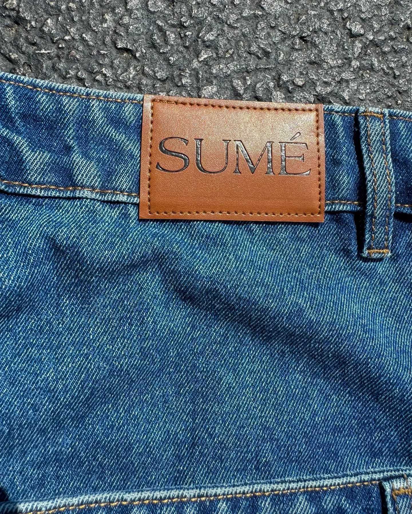 Hip hop letter patch work denim shorts summer Y2k retro personality fashion fake two Gothic rock Jorts couple Y2k jeans X250324