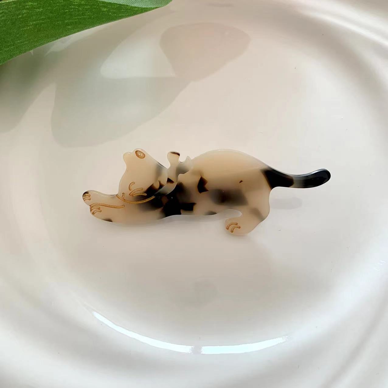 New Korean cartoon simple headdress hair card cat a word bangs duckbill clip broken hair cute bangs side clip