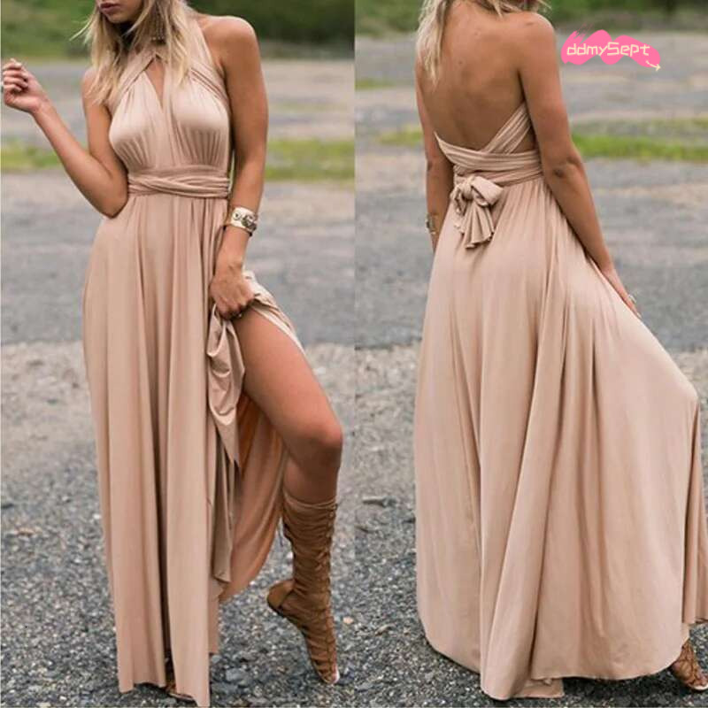 Sexy Women Multiway Wrap Convertible Boho Maxi Club Red Bandage Long Dress Party Bridesmaids Infinity Robe Longue Femme ddmySept