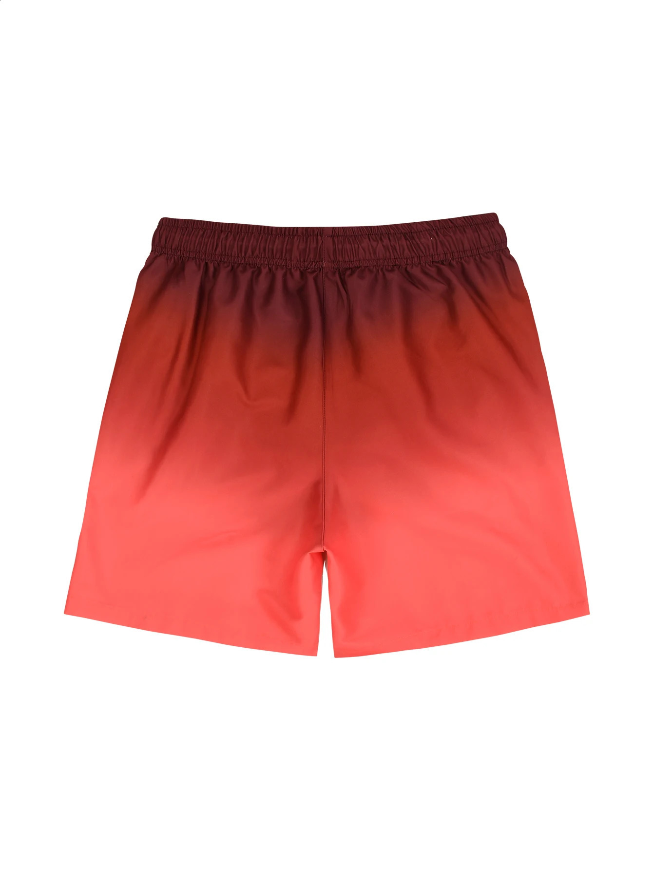 Gradient colored brushed beach shorts suitable for men quick drying and waterproof sports running swimming trunks mens SQ 250321