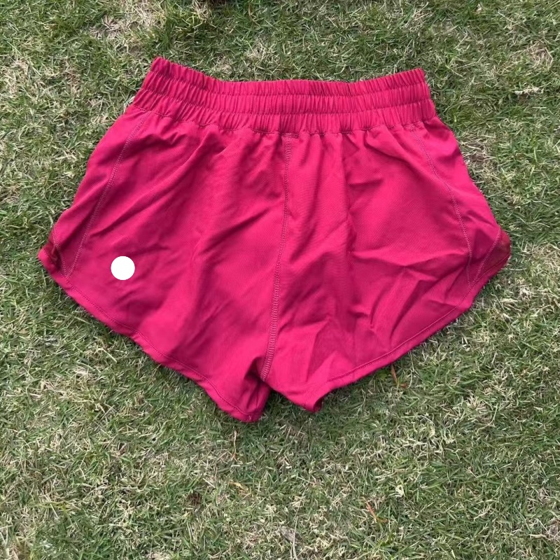 Uu-L4441 Adult And Kids High Waisted Athletic With Er And Zip Pocket Running Loose Workout Gym Yoga Sexy Hot Shorts For Summer Breathable