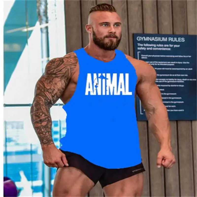 Brand gym mens back vest muscle vest fashion sleeveless striped clothing bodybuilding single body fitness sweatshirt X250324