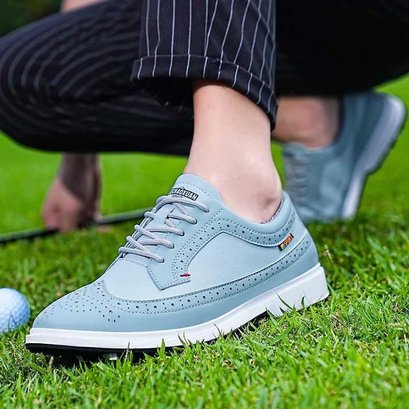 2024 Spring/Summer/Autumn Four Seass New Golf Shoes for Men Waterproof and Breathable Golf Fixed Pin BOA Golf Shoes Y250322