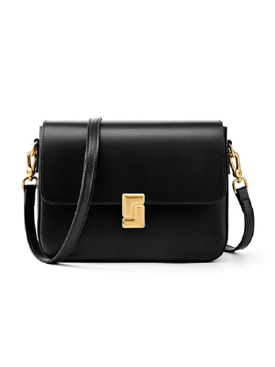 2025 Cow Leather Women Crossbody Design Small Square Cowhide Women's Commuter Shoulder Bag Ladies Gift