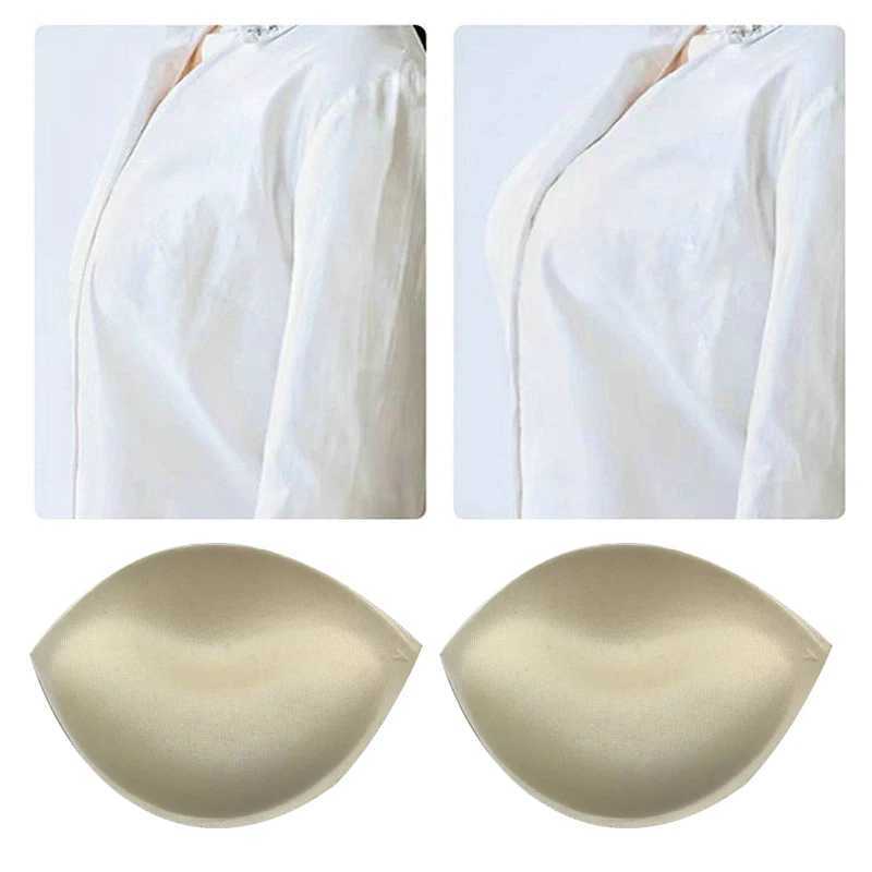 1 pair of sponge inserted bra pads for swimsuits bras push ups padded bras and female intimate accessoriesXJ250324
