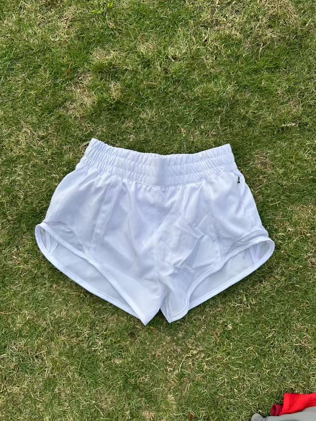 Uu-L4441 Adult And Kids High Waisted Athletic With Er And Zip Pocket Running Loose Workout Gym Yoga Sexy Hot Shorts For Summer Breathable