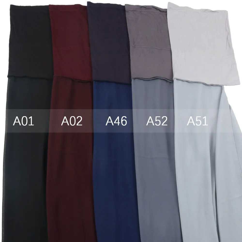 Chiffon headscarf with hat instant chiffon headscarf needleless headscarf inner hat ready to wear headscarf at any time X250324