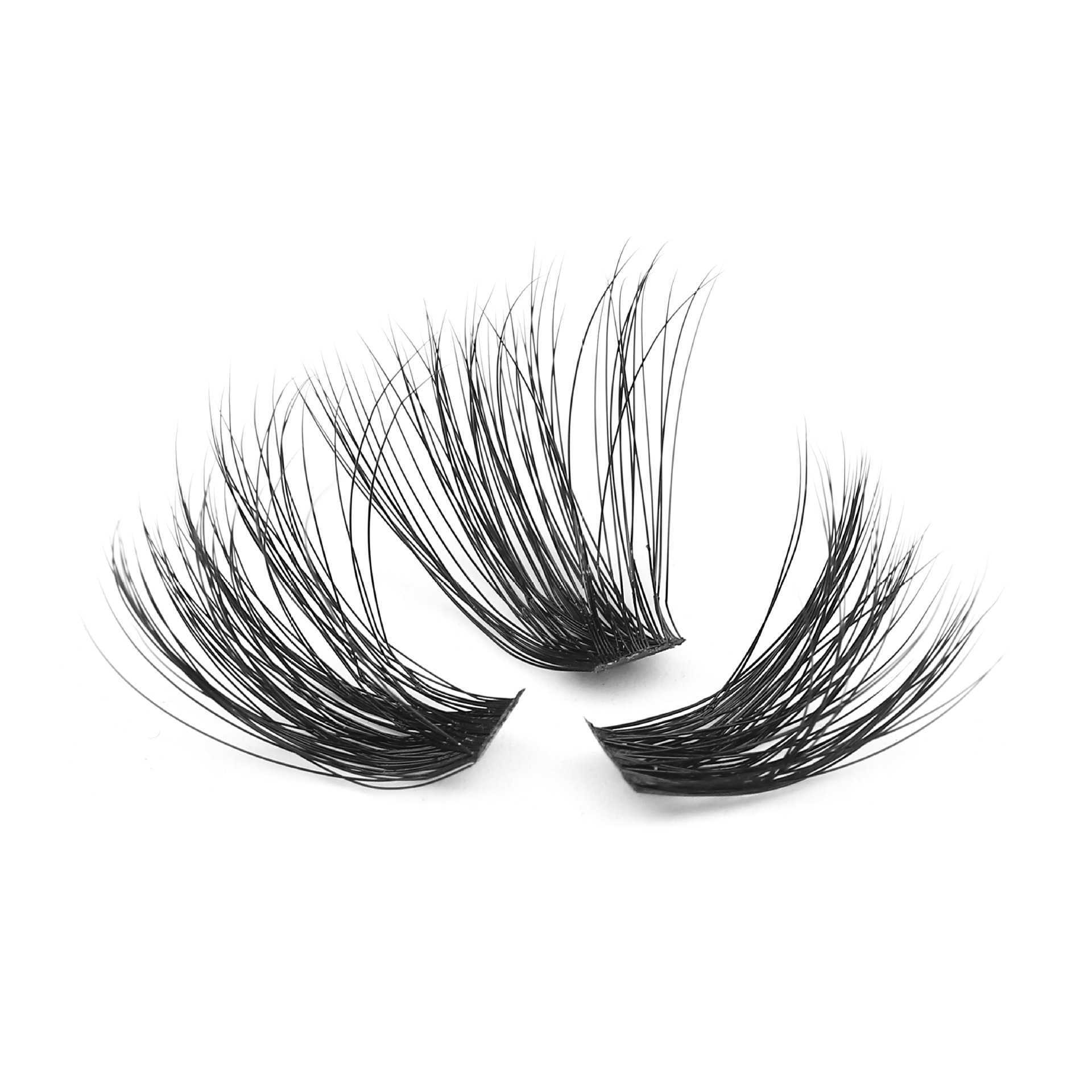 Messy Hot Melt Hair 3D Single Cluster Eyelash 80D Implanted False Eyelash Natural Thickening DIY Self Adhesive W250324