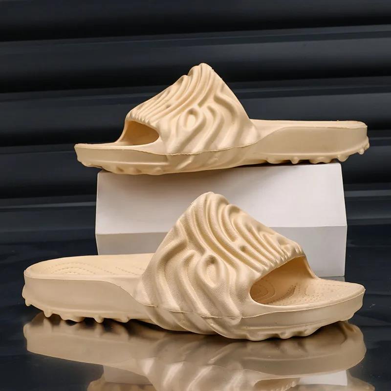 Designer One line sandal non slip slipper wear-resistant casual shoes fingerprint sandals lightweight sports shoes suitable for both men and women