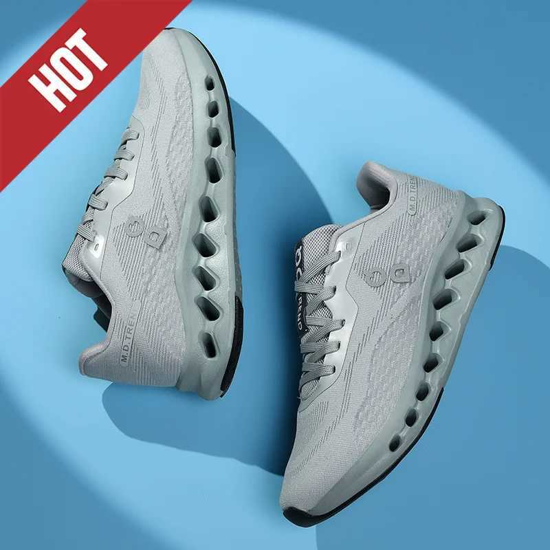 Marathon Men Sports Running Shoes Air Cushion Breathable Lightweight Male Comfortable Athletic Nonskid Casual Sneakers HikingC250410