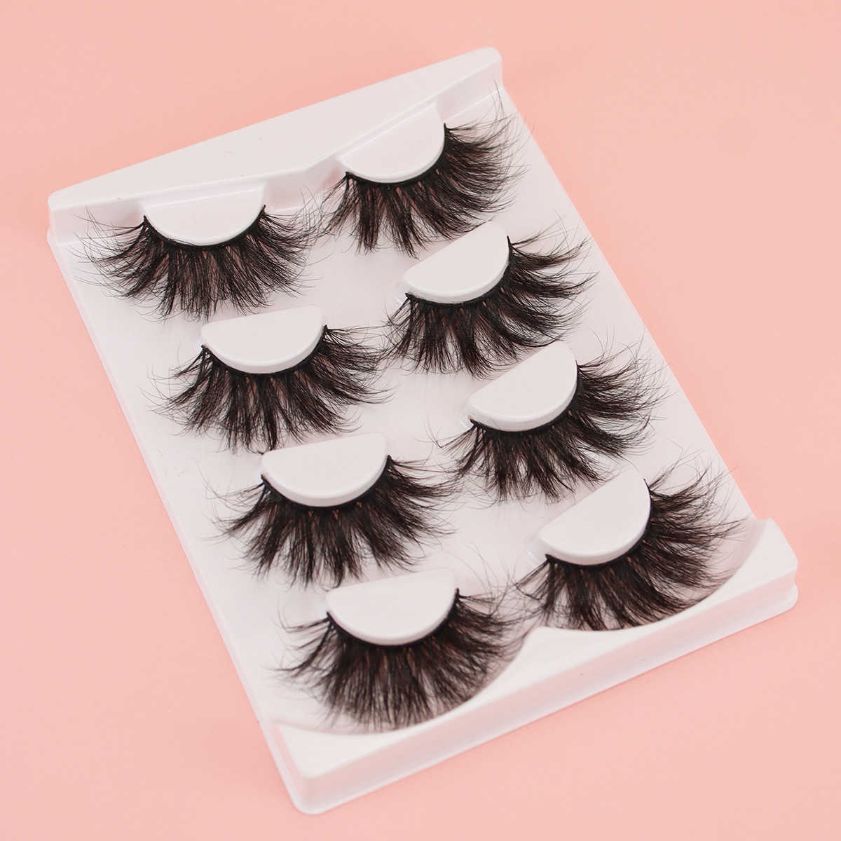 Thick and dense synthetic false eyelashes three-dimensional and long multi-layered curled eyelashes one-piece eyelashes W250324