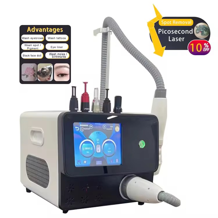 2025 Pico Tattoo Removal Nd Yag 755 532nm 1064nm Laser All Color Pigment Removal Picosecond Freckle Removal Machine for Women