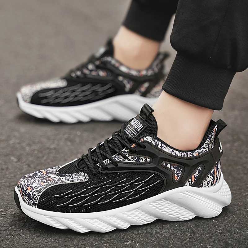 2025 hot selling mens shoes Drag Scale sports running shoes mens shoes casual mesh breathable Chinese fashion mens shoes sports shoesXJ250324