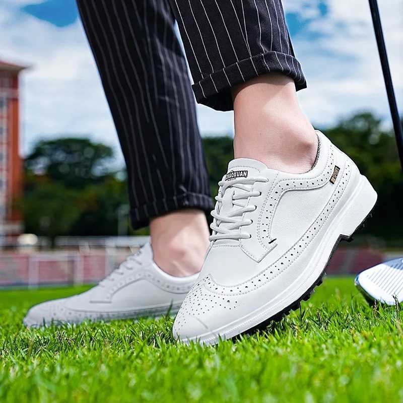 2024 Spring/Summer/Autumn Four Seass New Golf Shoes for Men Waterproof and Breathable Golf Fixed Pin BOA Golf Shoes Y250322