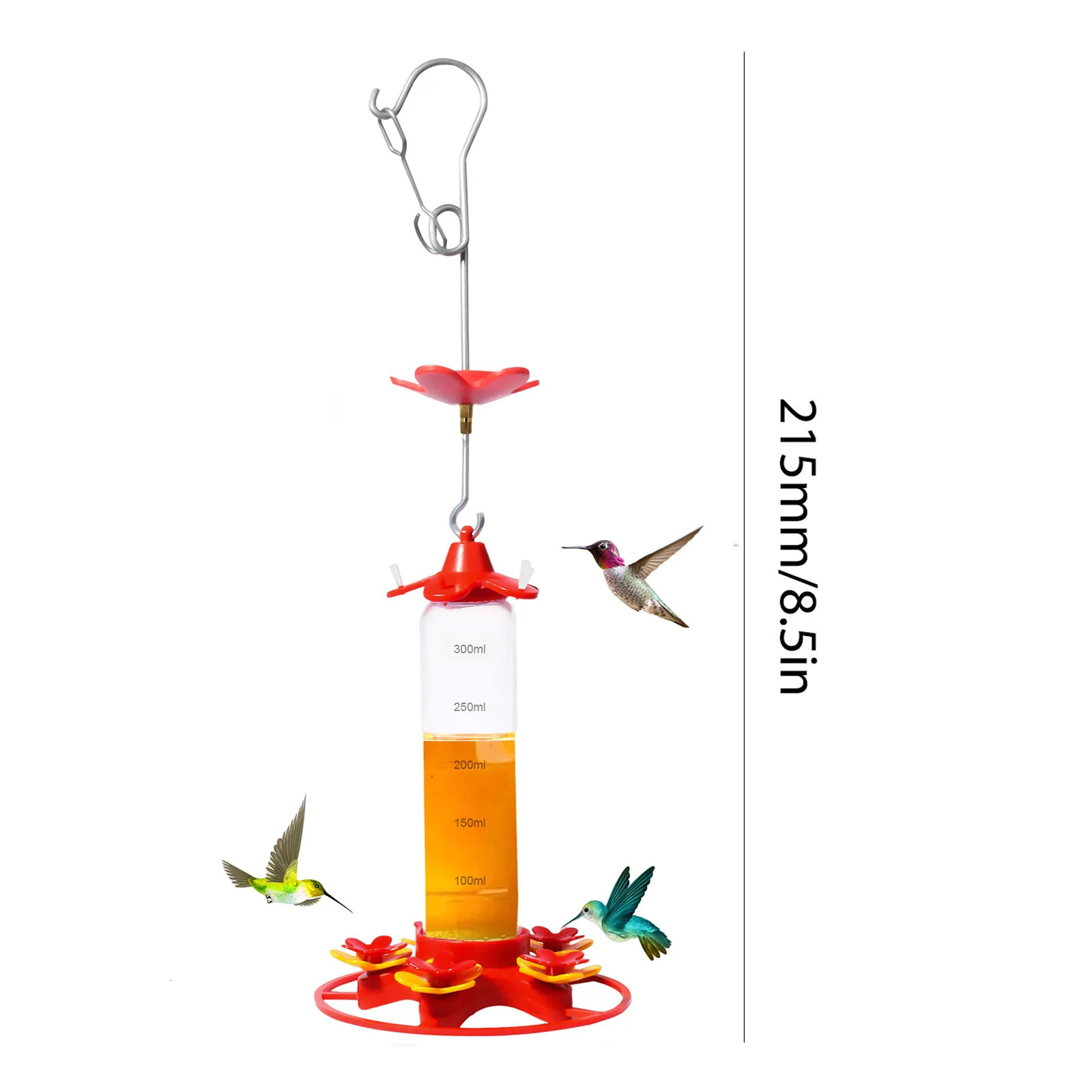 Hummingbird Water Feeder Hanging Honey Bird Antiants Leakproof Easy To Clean Outdoor Garden Decoration 250320