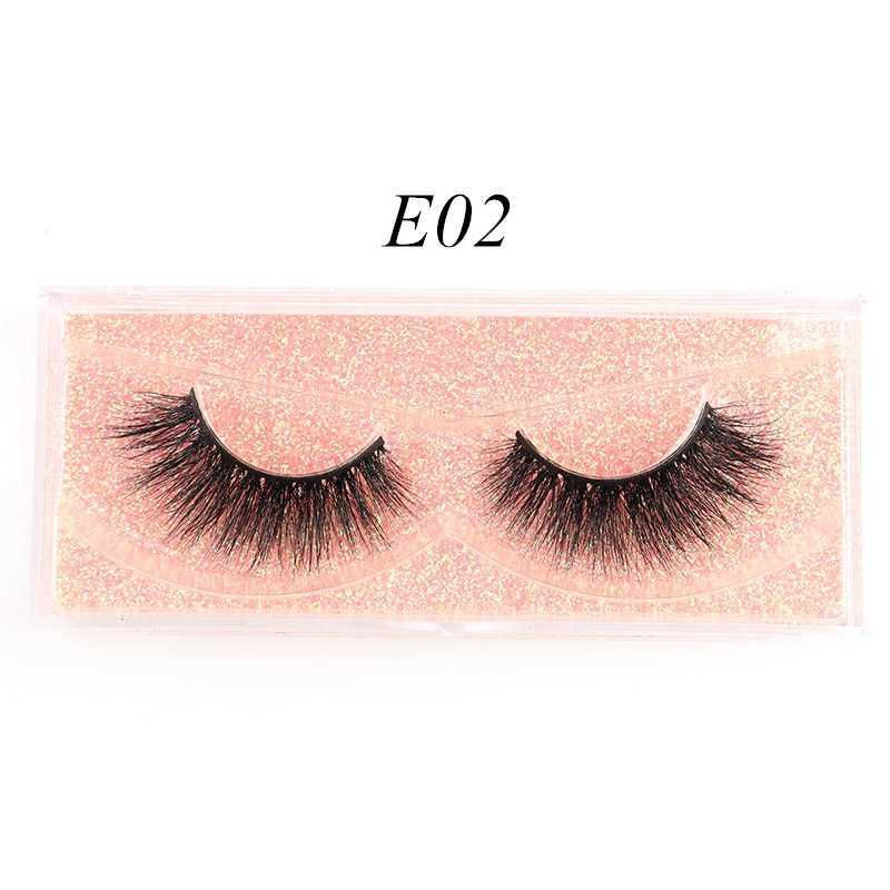 Mink false eyelashes 20mm thick mink false eyelashes 5D multi-layer exaggeration stereo adjustable W250324