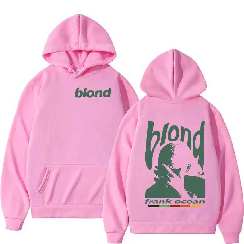 Rap singer Frank Retro Graphic Hoodie Mens Hip Hop Ocean Album Pullover Clothing Sweatshirt Y2k Unisex Blonde Fashion Super Large HoodieT250323