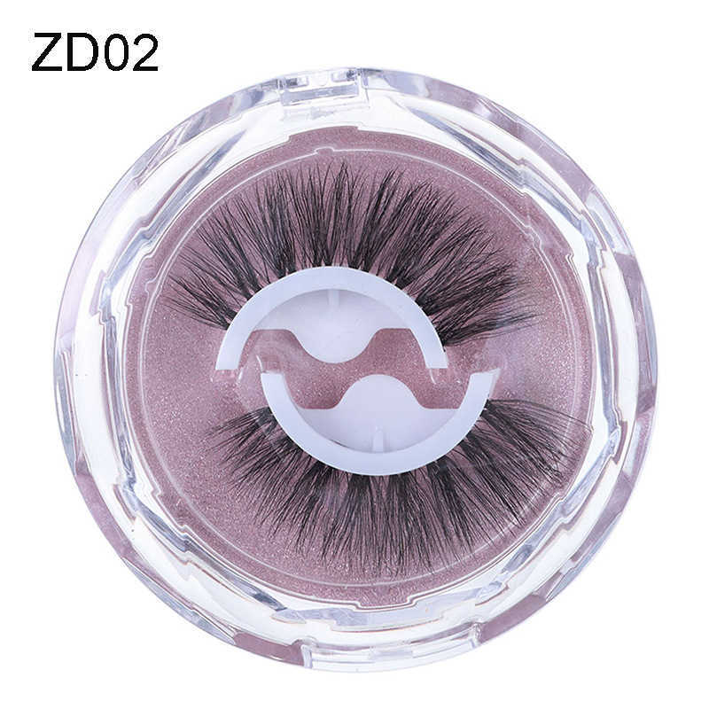 Self adhesive false eyelashes reusable false eyelashes double eyelids big eyes W250324