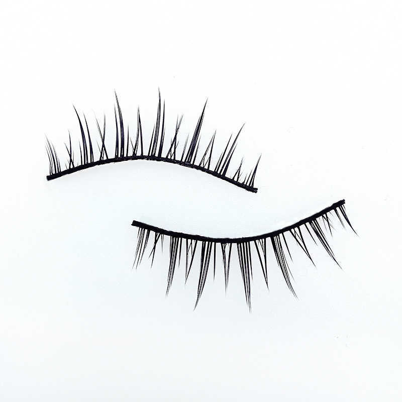 Little devil fake eyelashes cos black stem 5 pairs Barbie cute sister natural thick eyelashes for stage makeup W250324