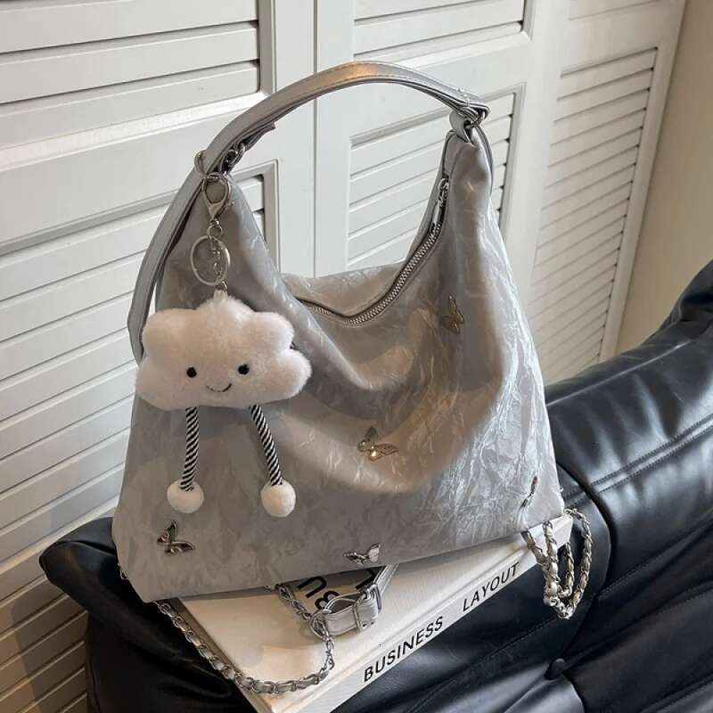 2025 summer new women's high-capacity high-end niche commuting designer fashion handbag, single shoulder crossbody bag2