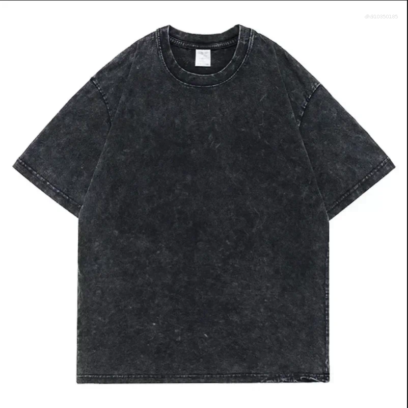 Men's T Shirts Anime Berserk Guts Acid Tshirt Retro Vintage Washed Graphic Tees Men Harajuku Cotton Casual Short Sleeve Tops Unisex