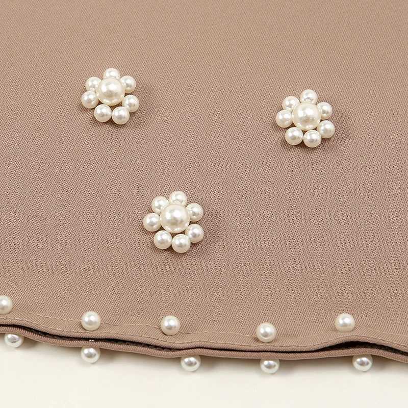 Neck mask underwear headscarf bead Muslim ribbon womens headscarf headscarf X250324