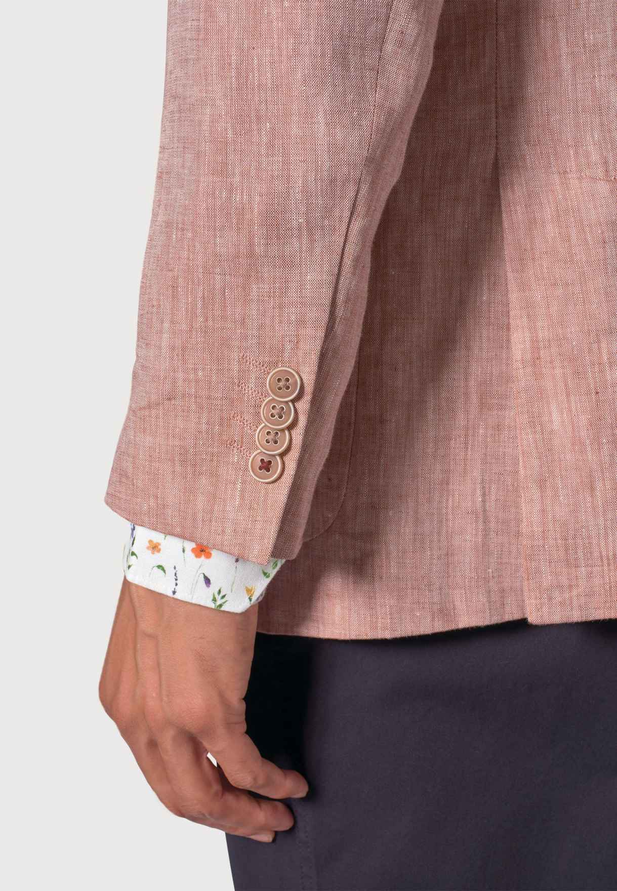 New Designer Pink Men Suits Set 2 Pieces Blazer+Pant Trousers One Button Notched Lapel Customized Groom Wedding Tuxedo Formal Office Prom Jacket(Coat+