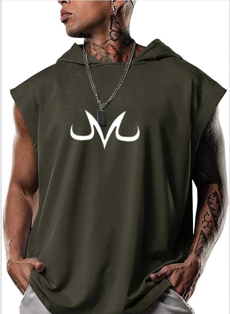 Quick drying fitness vest mens fitness sleeveless anime Zt casual vest summer training clothing cotton 2099 X250324