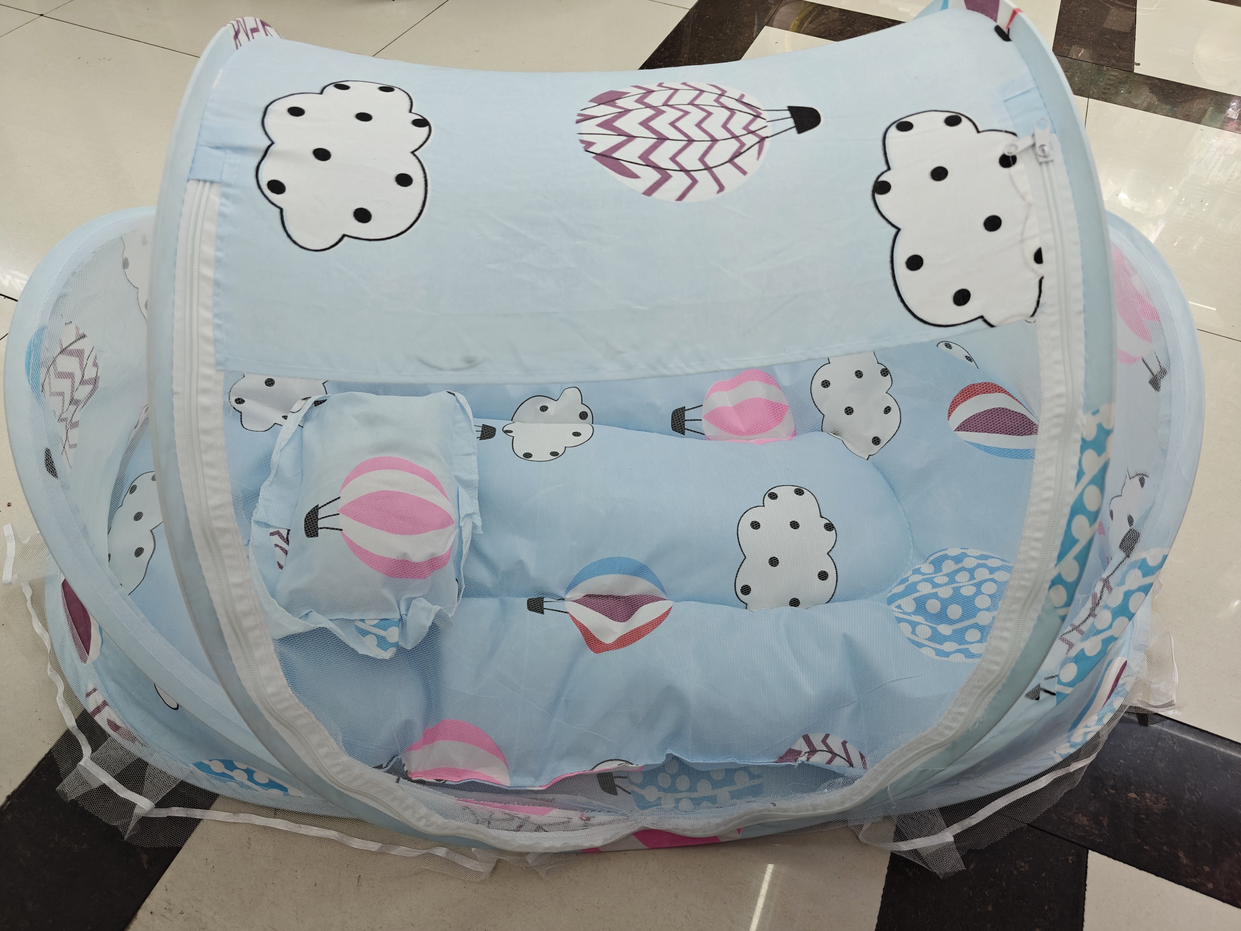 Jiaobao hot air balloon three piece set baby mosquito net