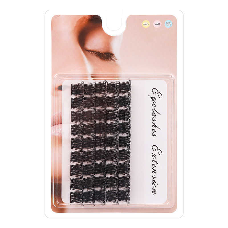 DINGSEN false eyelashes are straight stable thick curled and curled. DD segmented eyelashes W250324