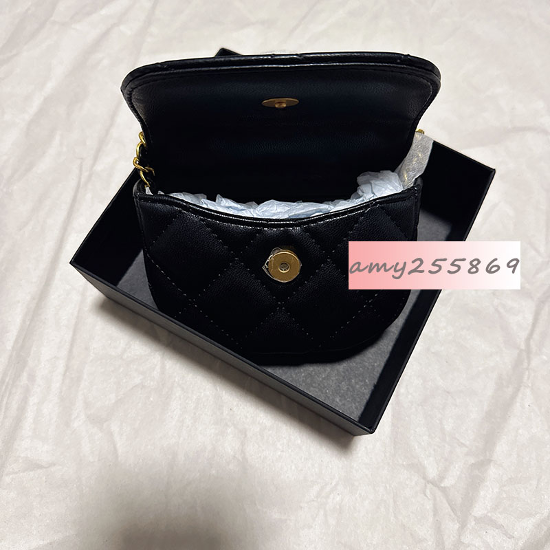 13X9X3CM Fashion storage bags pearl handheld chain bag mini tote bag gift box packing