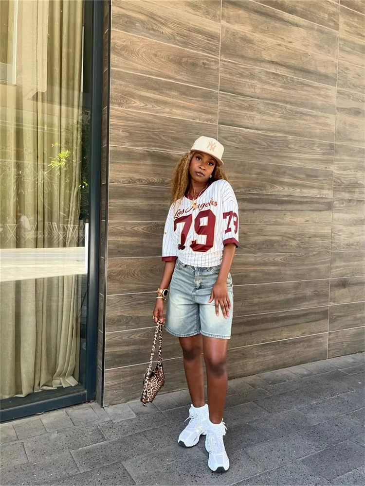 2025 leisure wholesale y2k clothing streetwear Tshirts printed loose tops fashionable long sleeves spring womens 250324