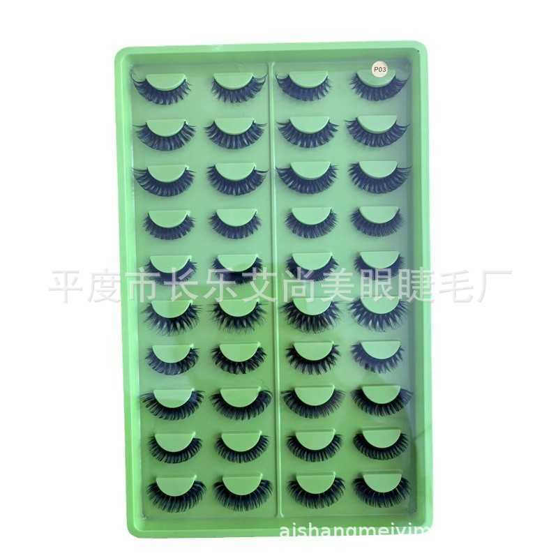 Russian Curl False Eyelash DD Curl Thick and Stiff Style Hard Meme Stage Makeup Exaggerated Eyelash W250324