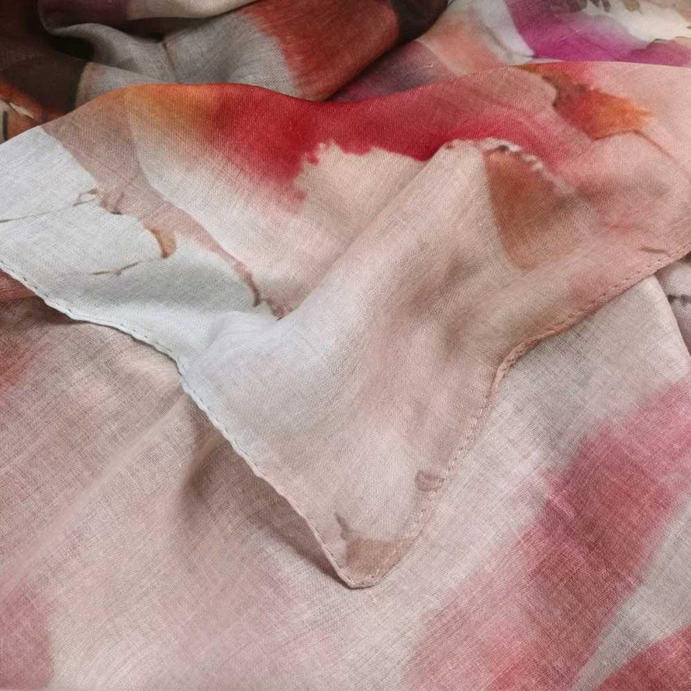 New watercolor headband tie dye cotton scarf Arab foard female headband long scarf Trkiye headband X250324