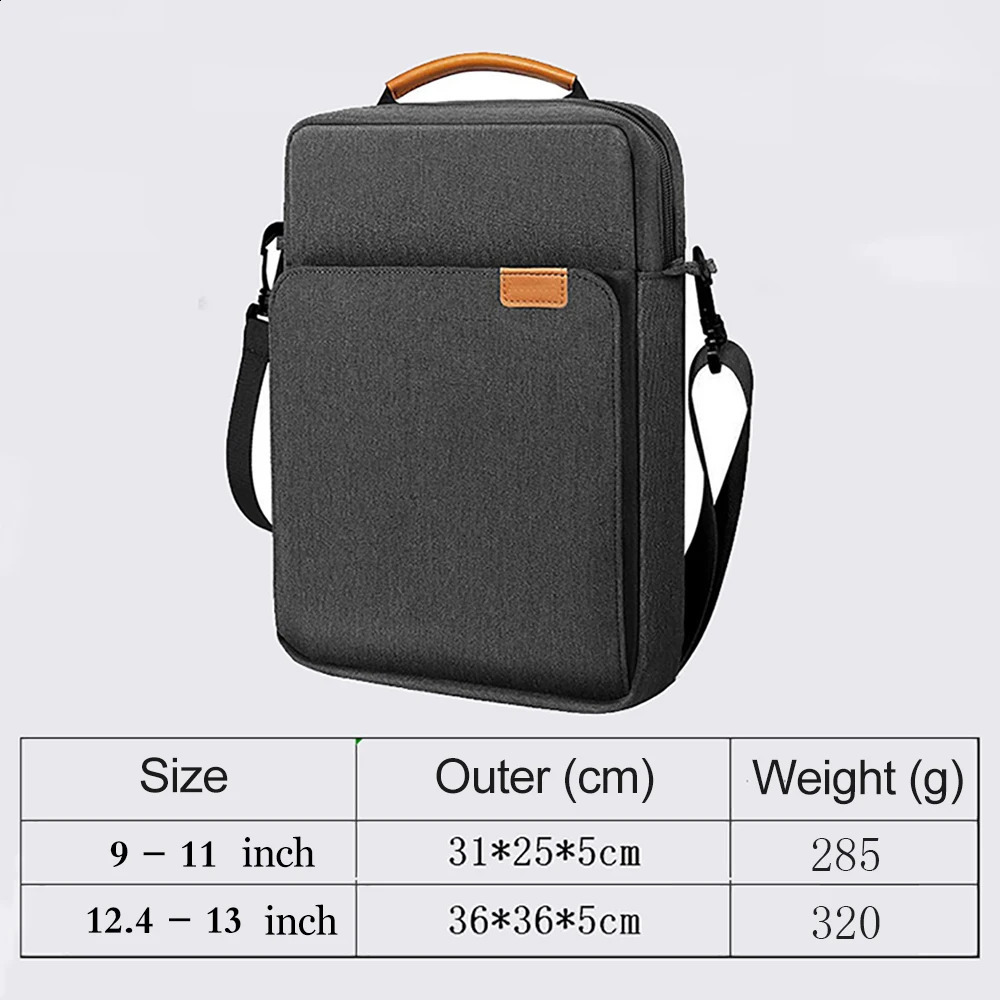 Shoulder Bag for Air M1 Case M2 13 inch Laptop Bag for iPad Air 5 Pro 12.9 11 10th Gen S9 8 7 Plus women / men 250314