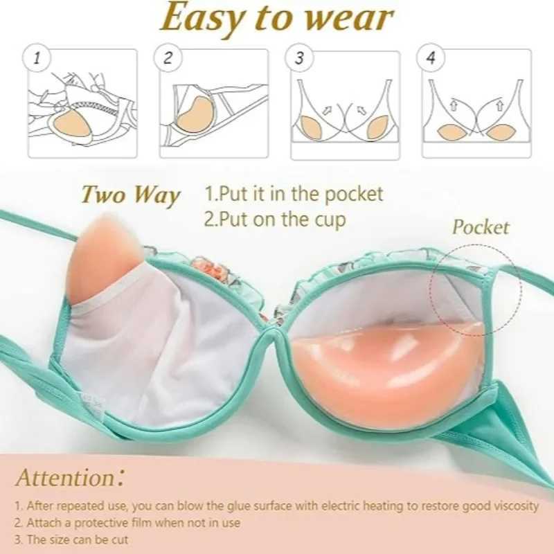 Upward push bra pad womens comfortable chest pad elastic bra insert pad bikini breast enhancement bra cushionXJ250324
