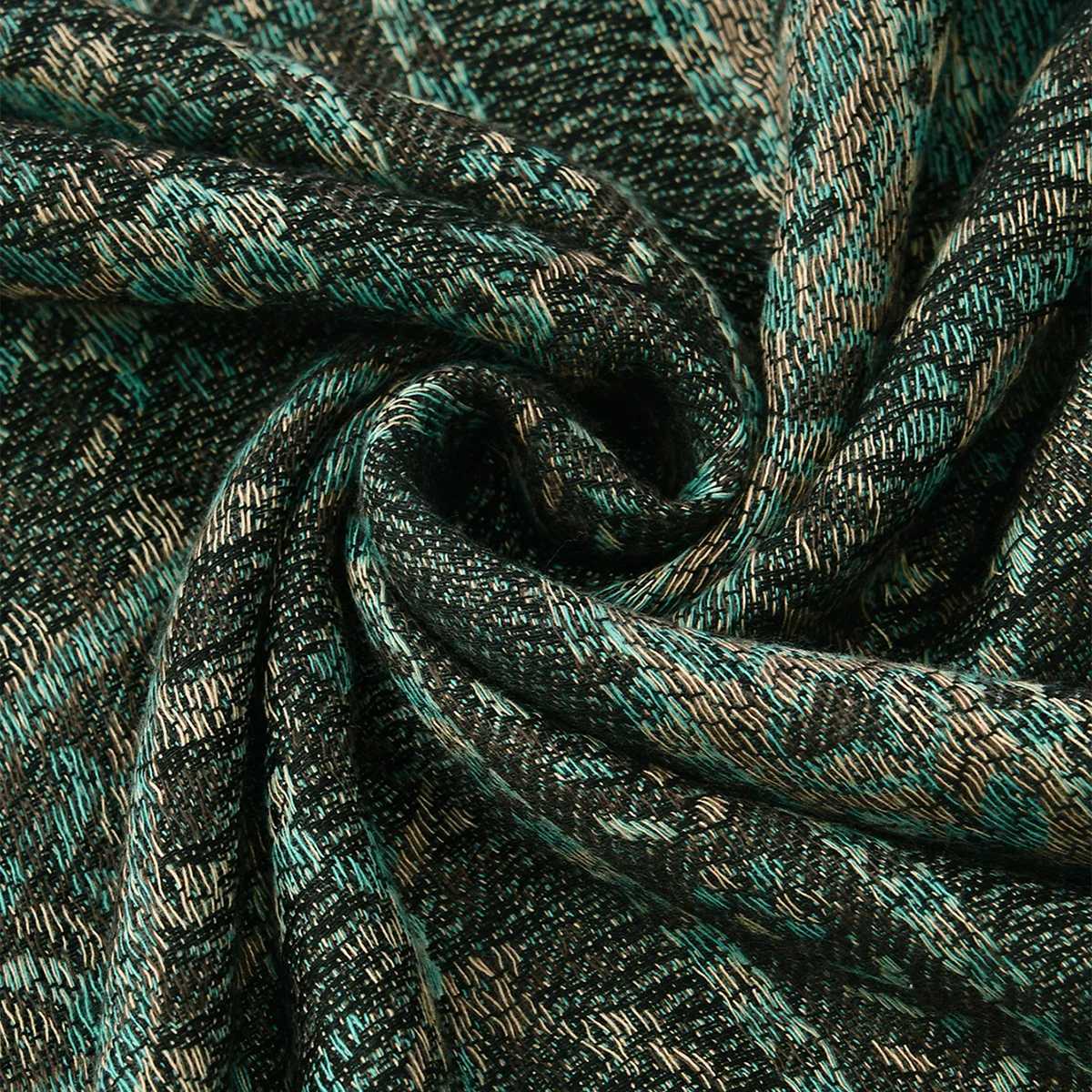 New embroidered scarf shawl suitable for the Paisley cashmere of the Wenzu ethnic group cotton Muslim Wenjin packaging womens elegant shawl turbo shaw