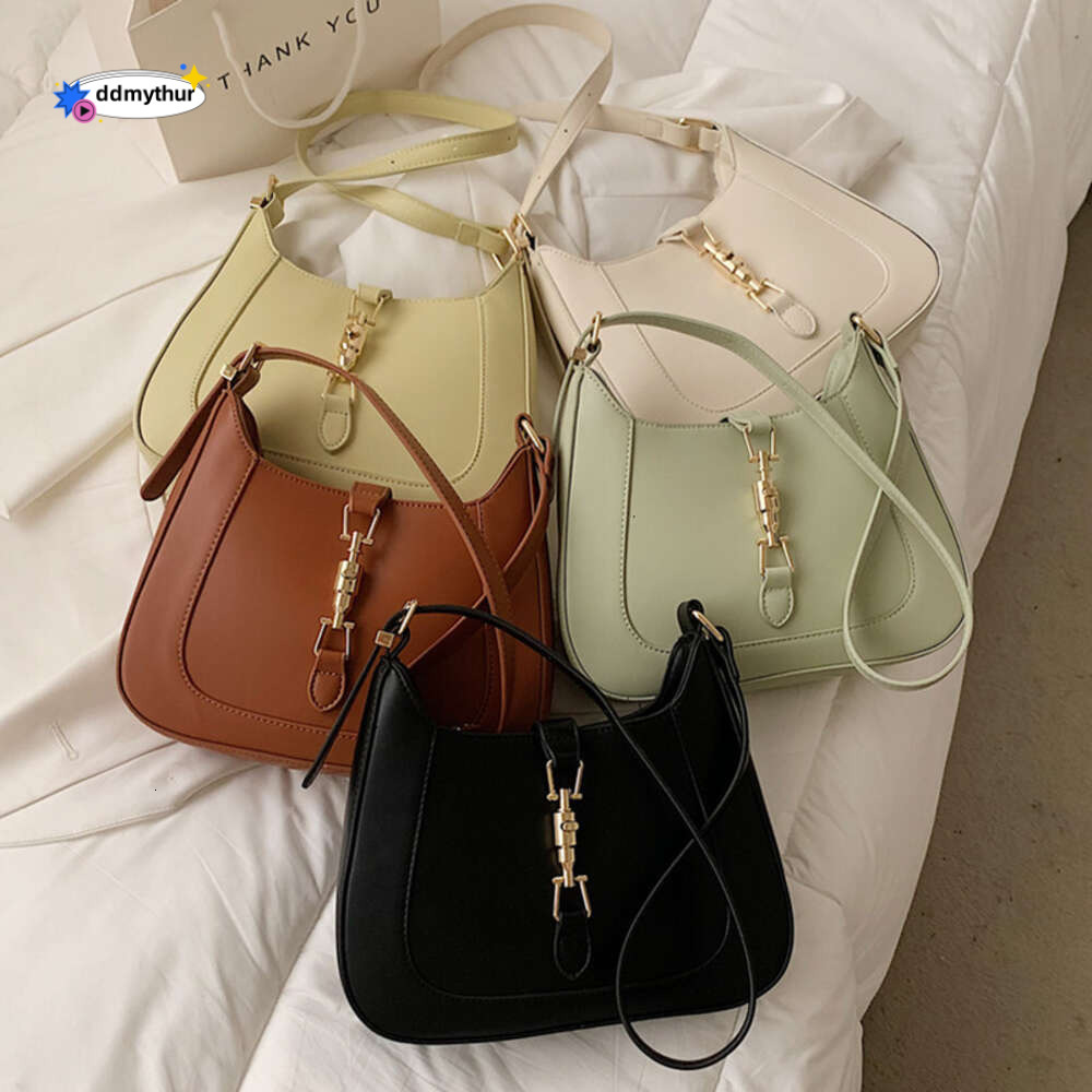 Underarm Toptrends Shoulder for Women 2024 Trend Designer Half Moon Crossbody Bags PU Leather Ladies Handbags and Purses H6.17#36 ddmythur