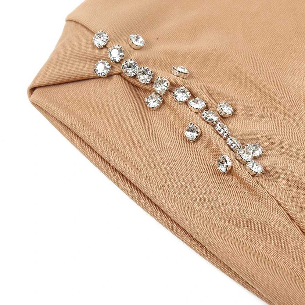 Navy blue instant headscarf used for Wen Solid soft Muslim headscarf with diamond Islamic womens band shawl wrapped around RIMAIRE X250324