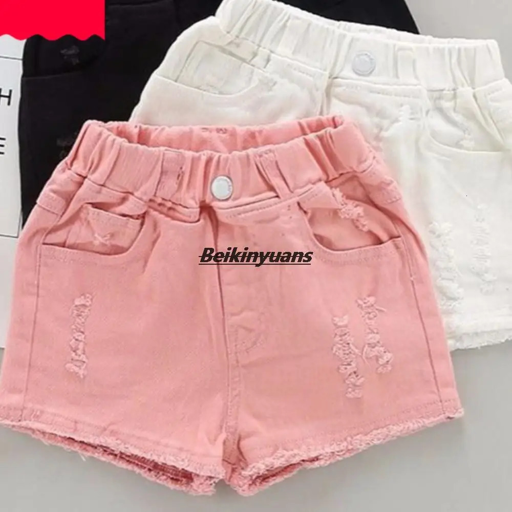 Girls shorts summer childrens pants fashionable denim baby be menina 250312