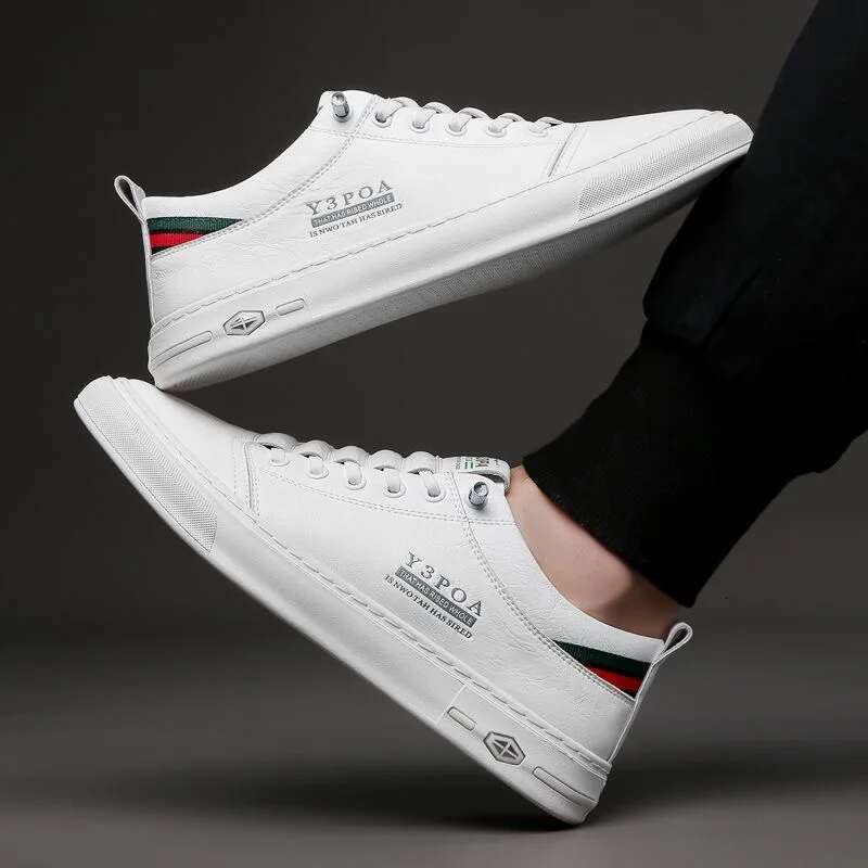 Casual 2025 New High Quality Leather for Men Fashion Comfortable Sports Shoe Outdoor Men's Tennis Shoes